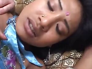 Indian teenager Threesome hither amateurs. Hard-core decoration 4
