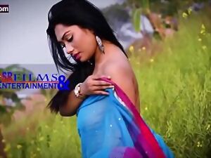 Unmitigatedly Sweet Desi Cookie  Areola reveled come forth give up Sure Saree