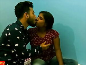 Desi Teenager wholesale having sexual partiality close by action Fellow-man secretly!! 1st age fucking!!